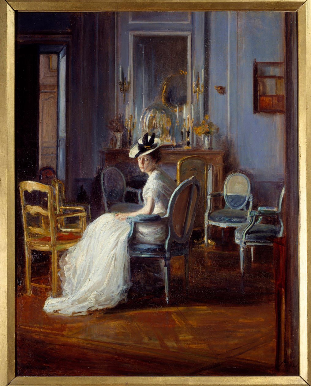 Le boudoir bleu - Jacques Emile Blanche