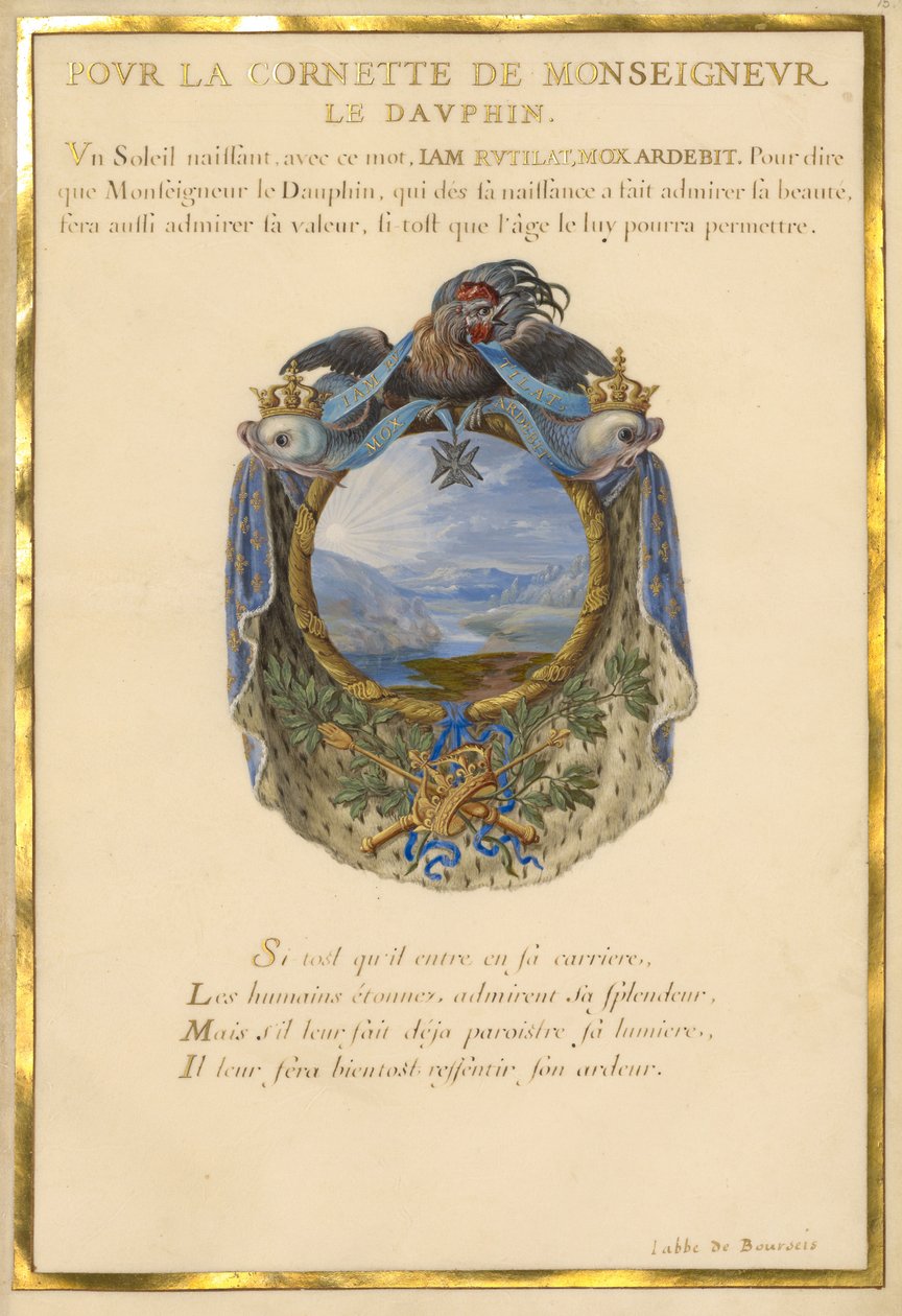 Écusson avec paysage - Jacques Bailly