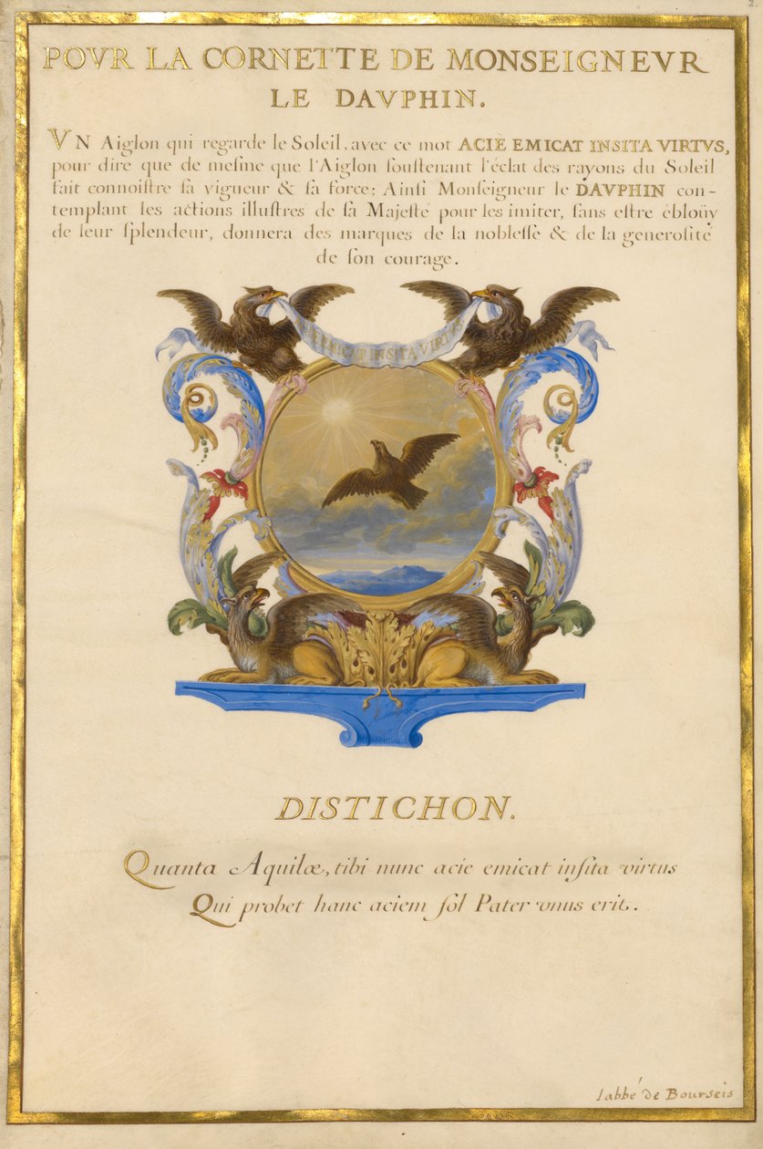 Écusson avec un aigle - Jacques Bailly