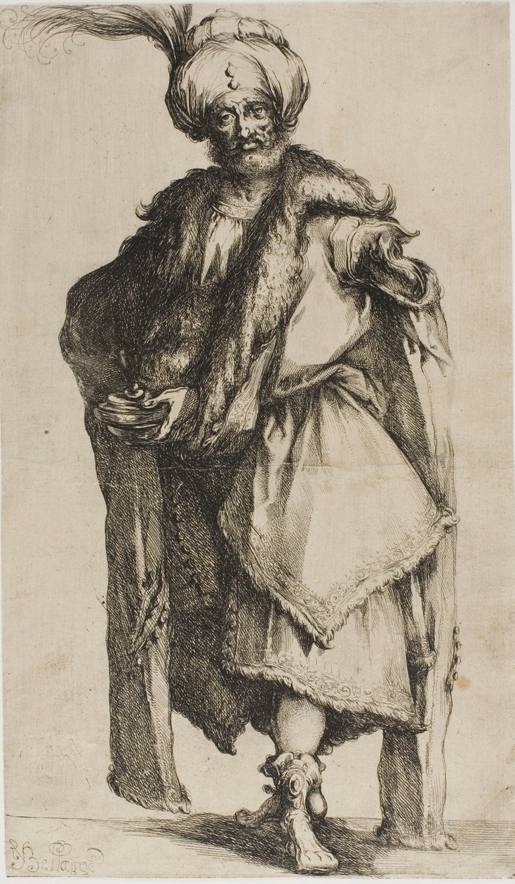 Les trois mages : Caspar, roi de Tarse - Jacques Bellange