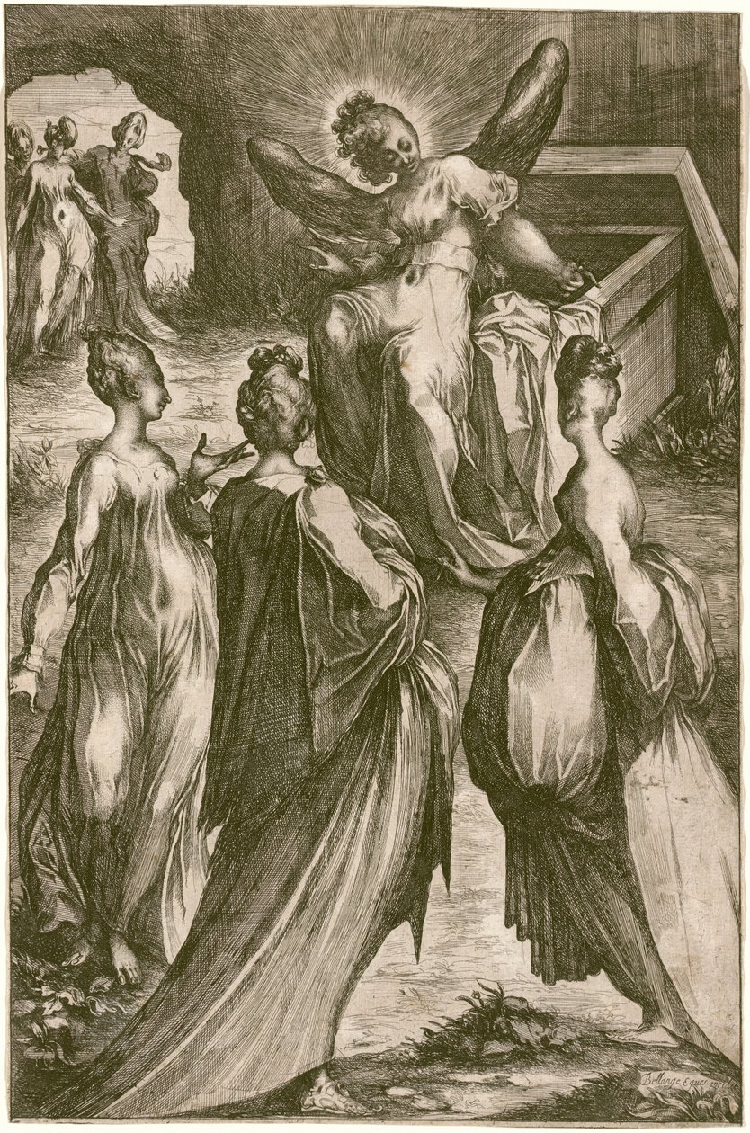 Les Trois Maries au tombeau - Jacques Bellange