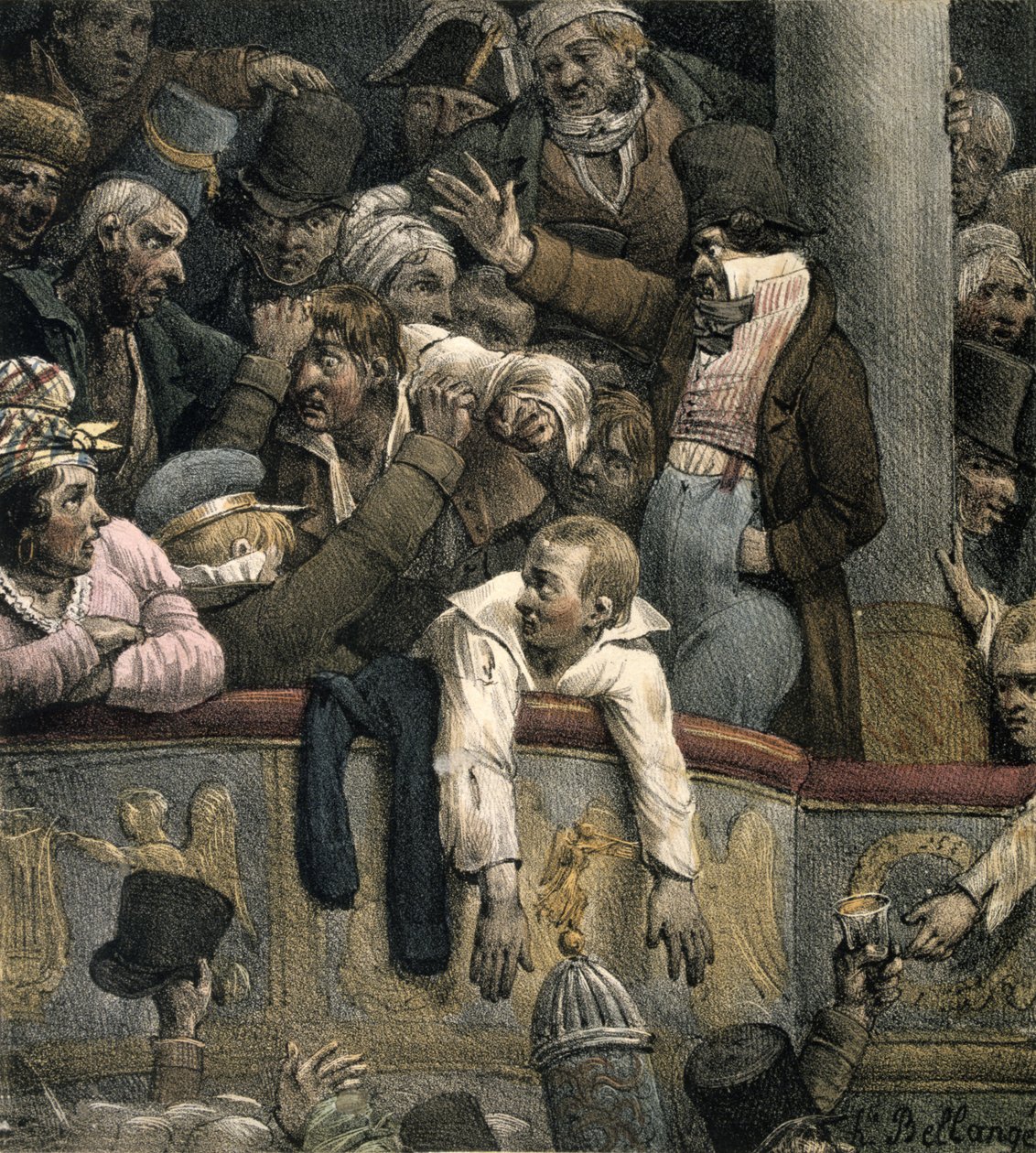 Théâtre, fin du 16e-début du 17e siècle - Jacques Bellange