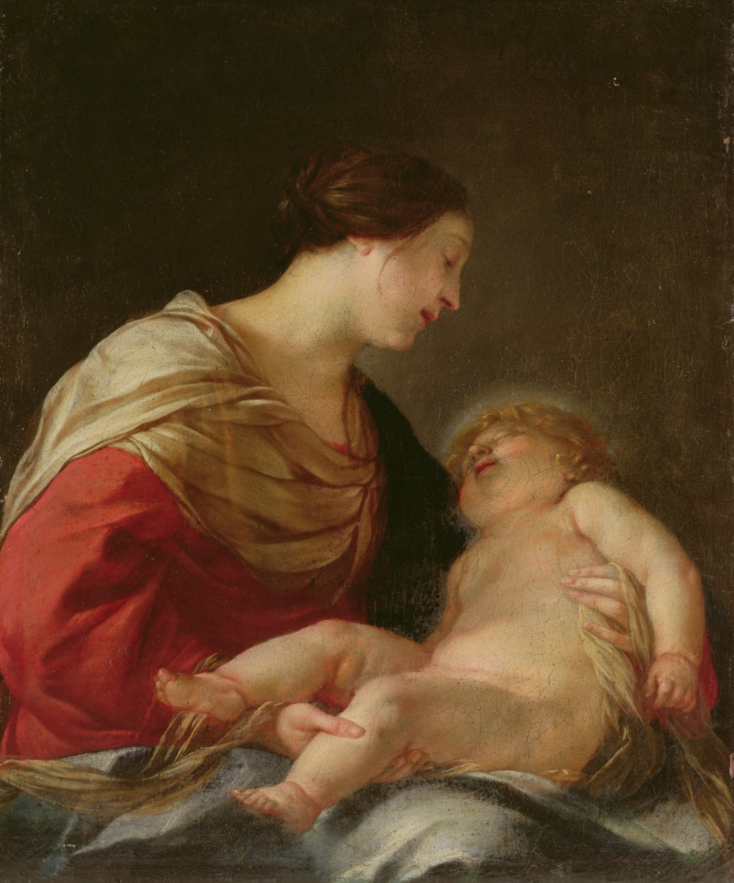 Madone et enfant, XVIIe siècle - Jacques Blanchard