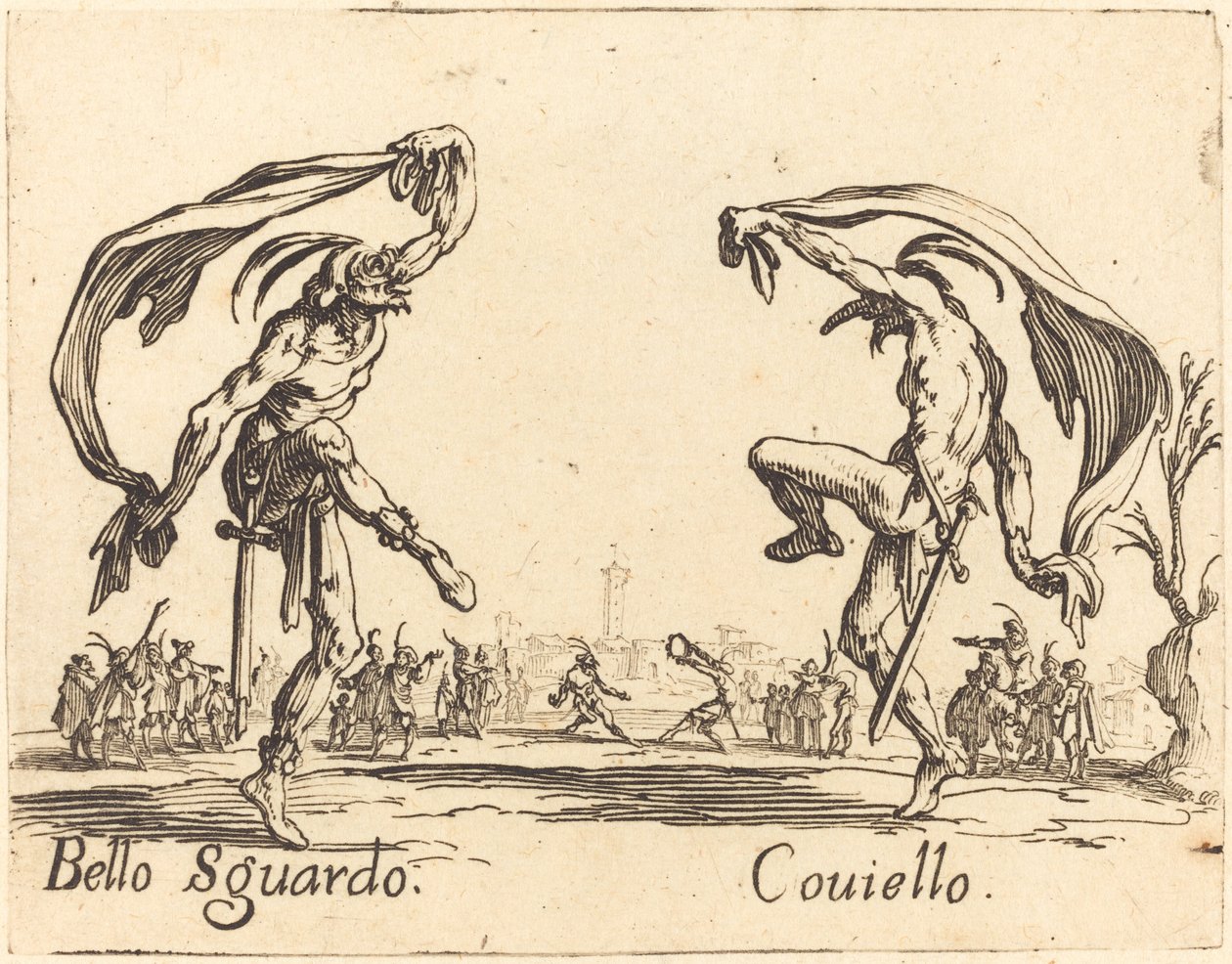 Bello Sguardo et Coviello - Jacques Callot
