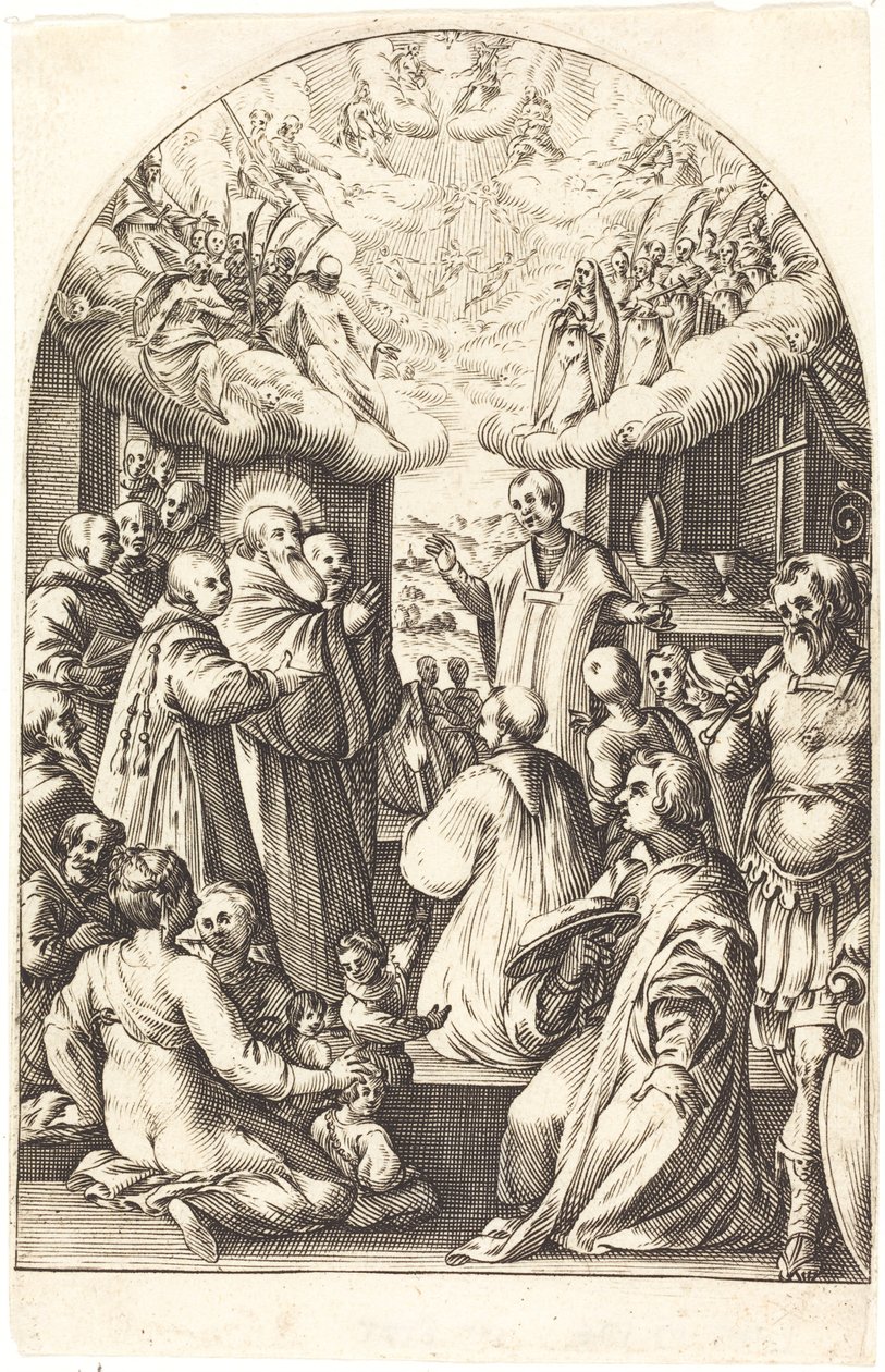 Mort de Saint Benoît - Jacques Callot