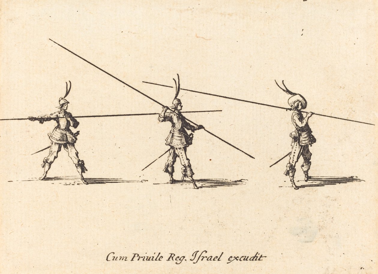 Exercice avec piques inclinées - Jacques Callot