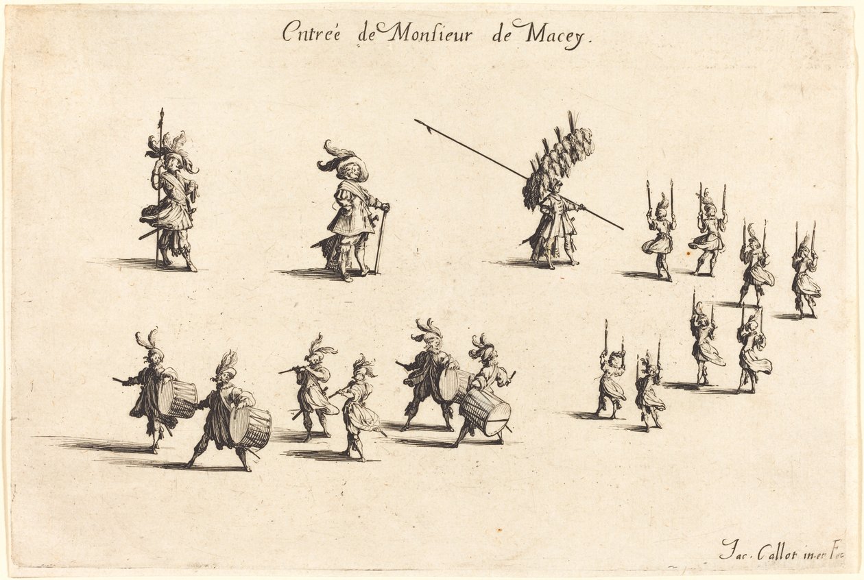 Entrée de M. de Macey - Jacques Callot