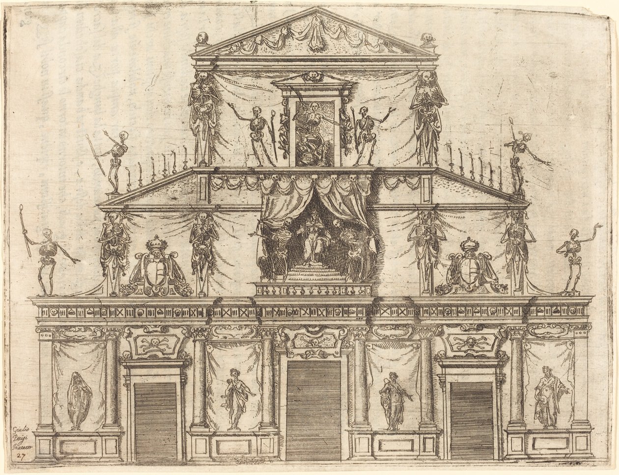 Façade de San Lorenzo, Florence - Jacques Callot