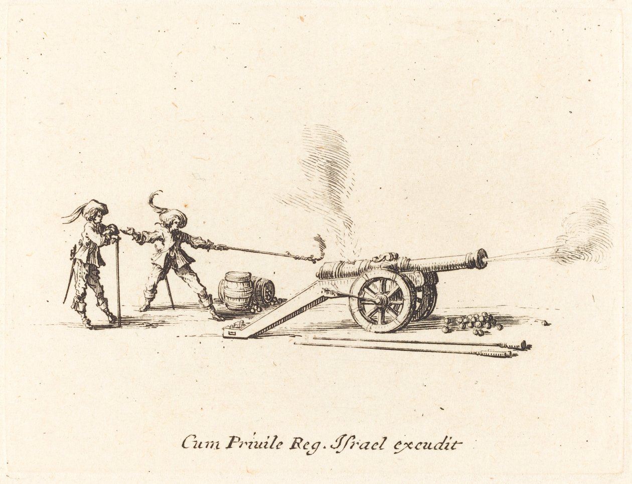 Tir du canon - Jacques Callot