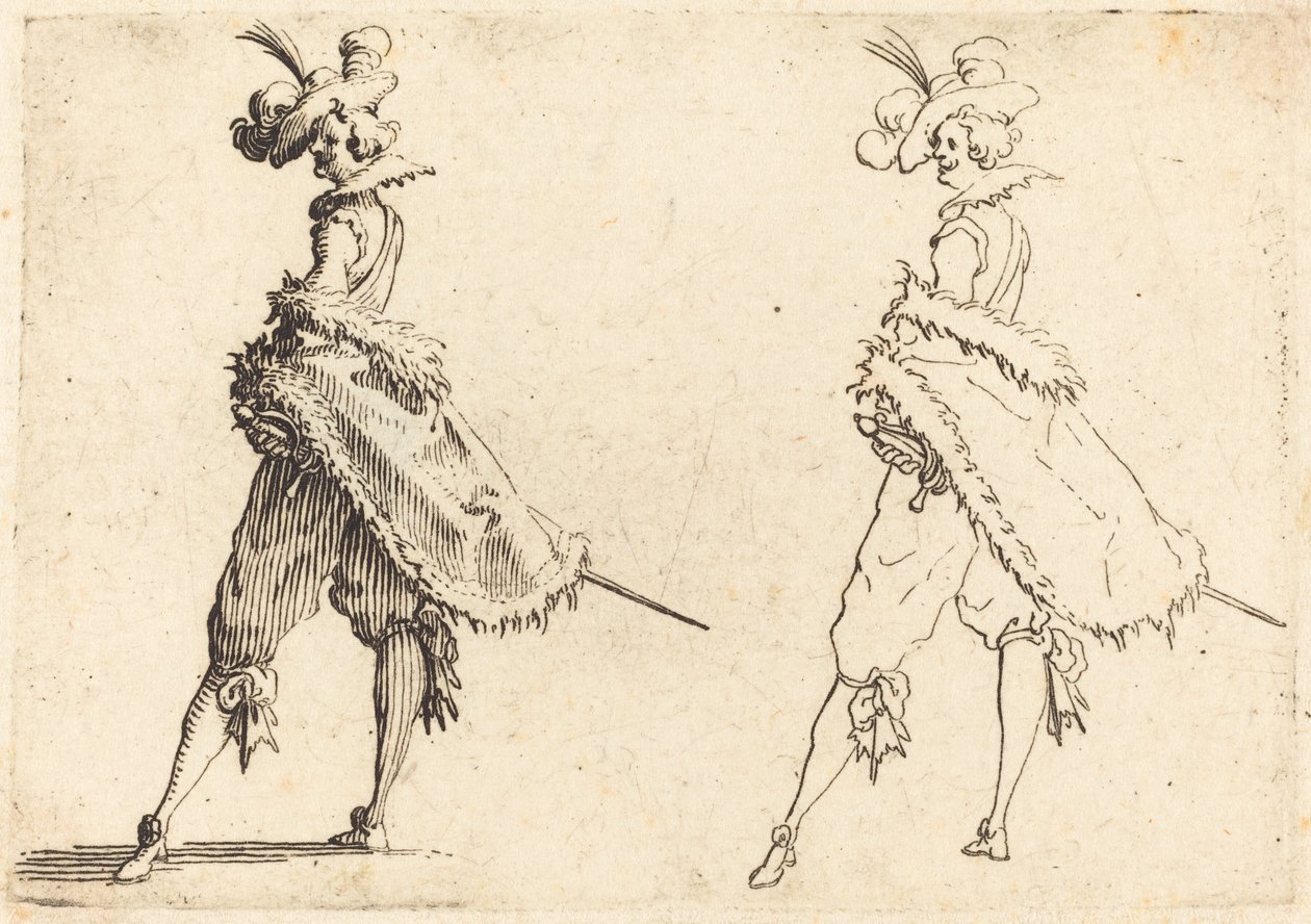Gentleman vu de côté - Jacques Callot