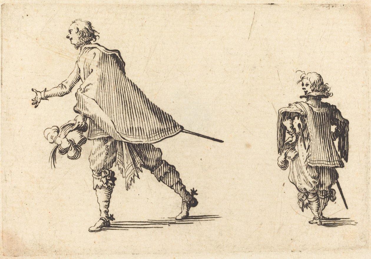 Gentleman et son page - Jacques Callot