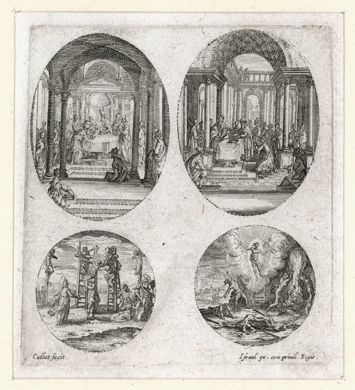 Les Miracles de la Passion … (engraving) - Jacques Callot