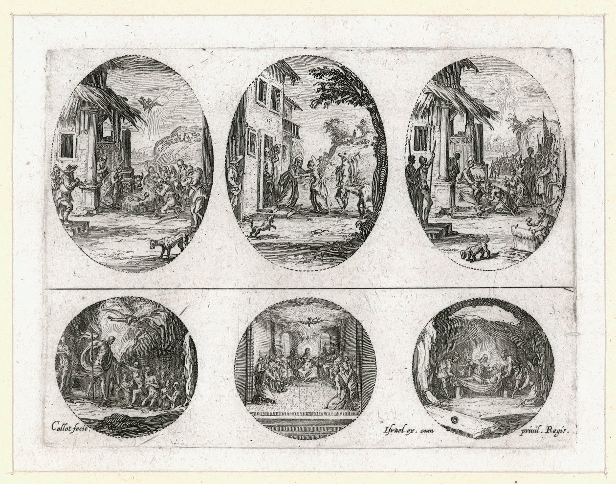 Les Miracles de la Passion … (engraving) - Jacques Callot