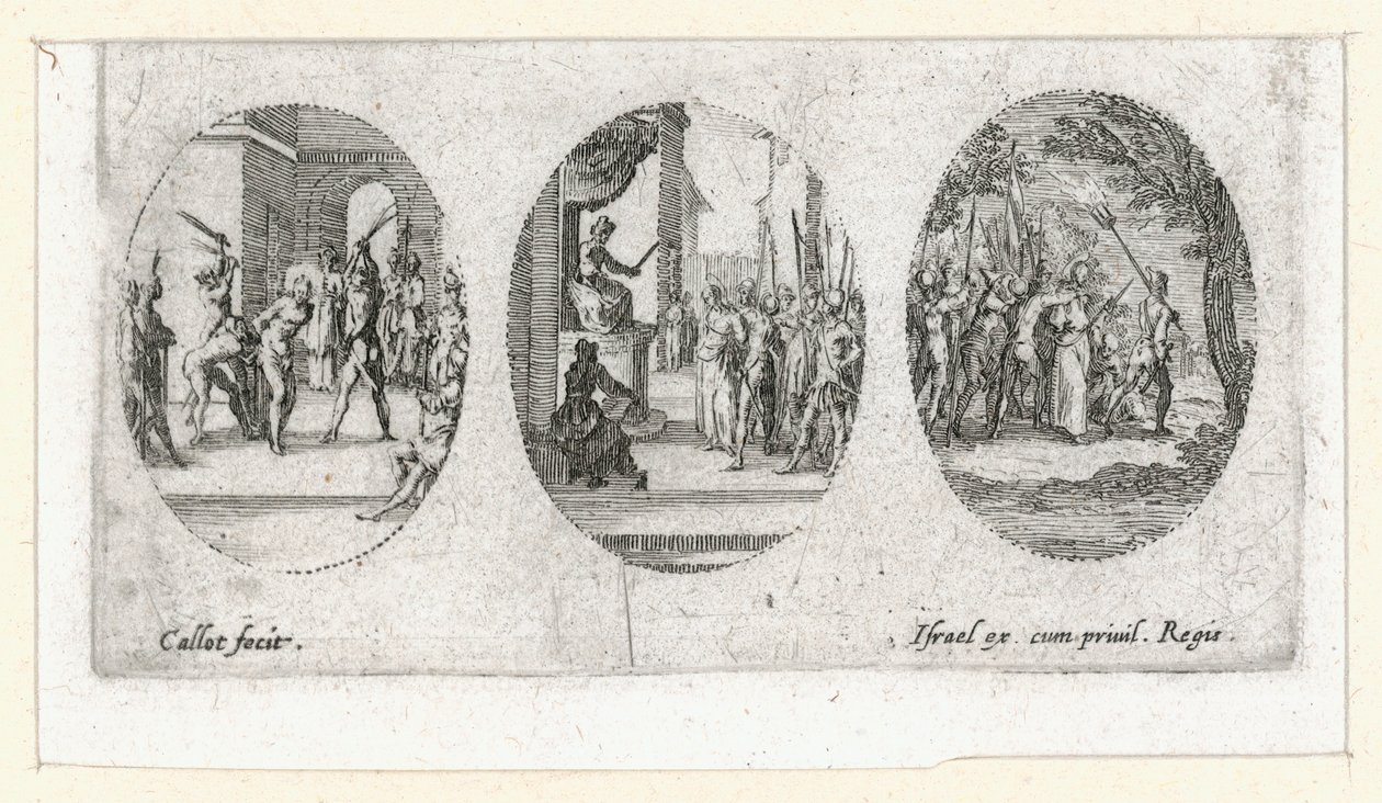 Les Miracles de la Passion … (engraving) - Jacques Callot