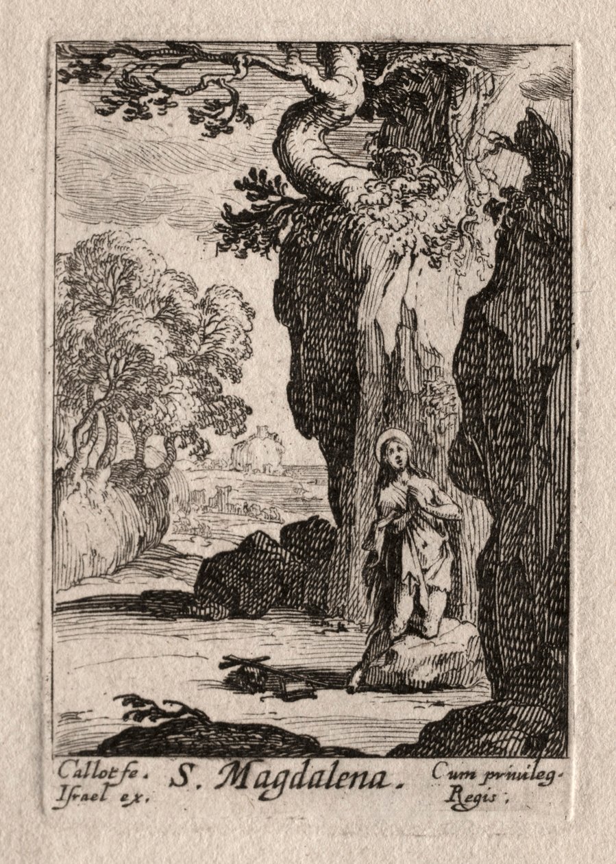 Les Pénitents : Sainte Madeleine repentante - Jacques Callot