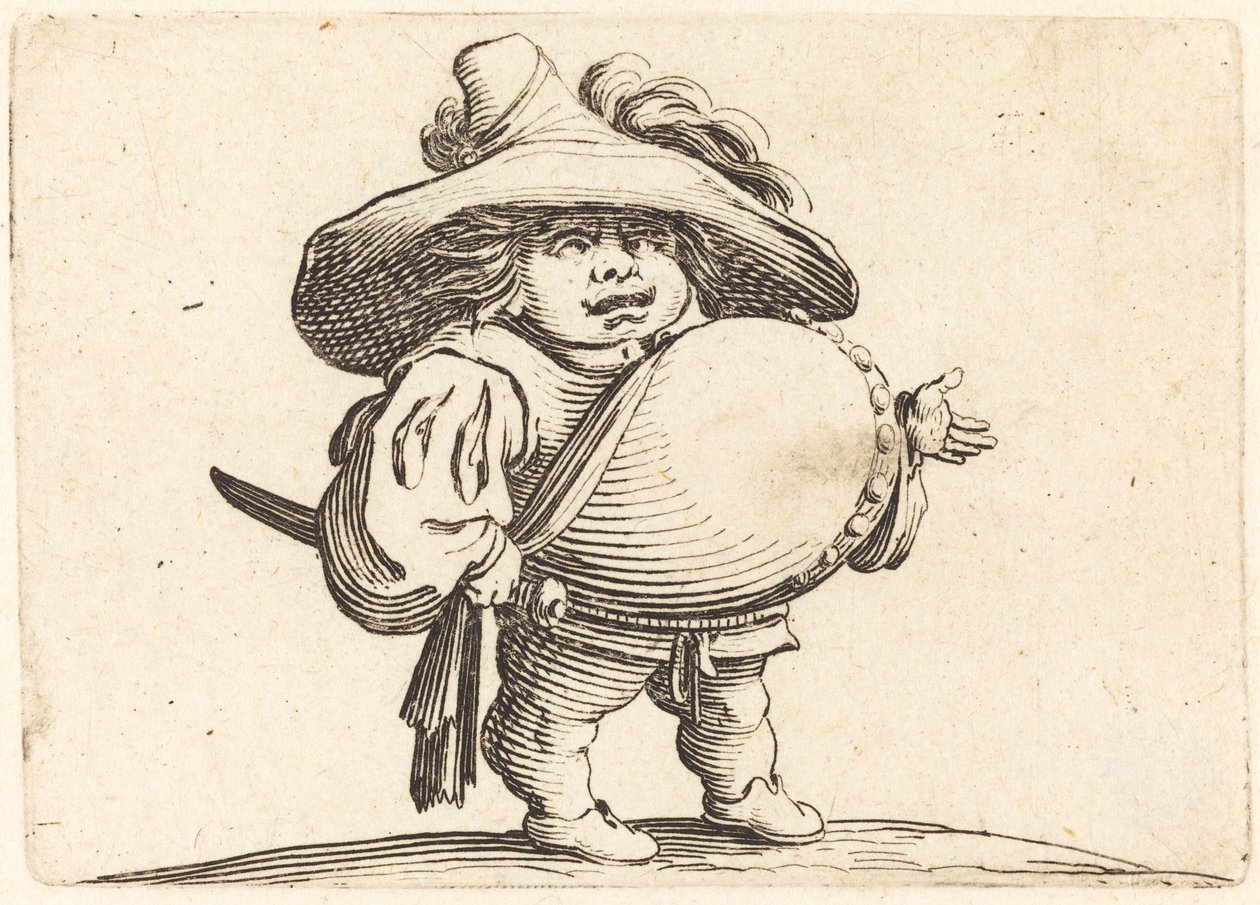 Homme avec un Gros Ventre - Jacques Callot