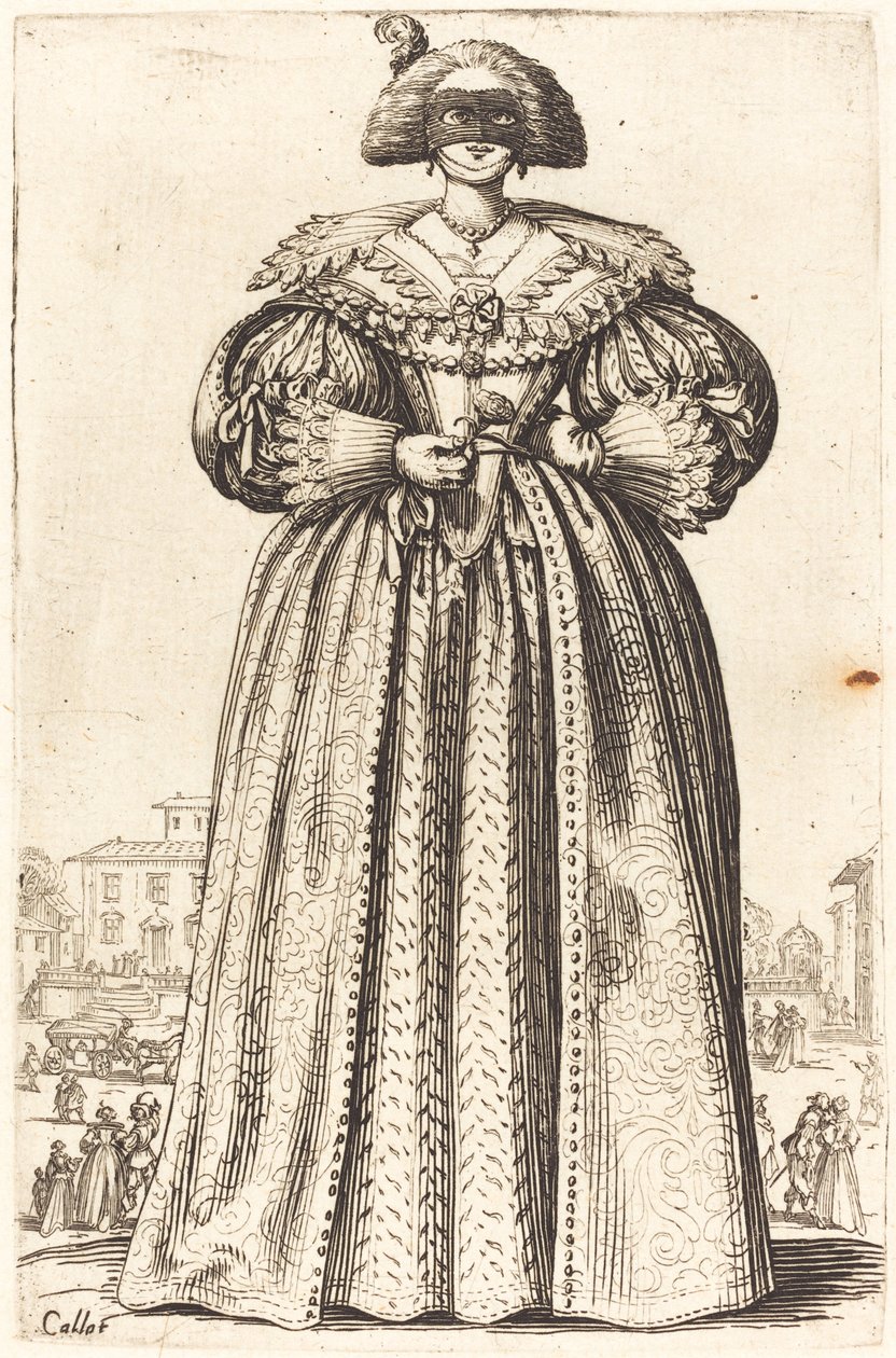Noble Femme Masquée - Jacques Callot