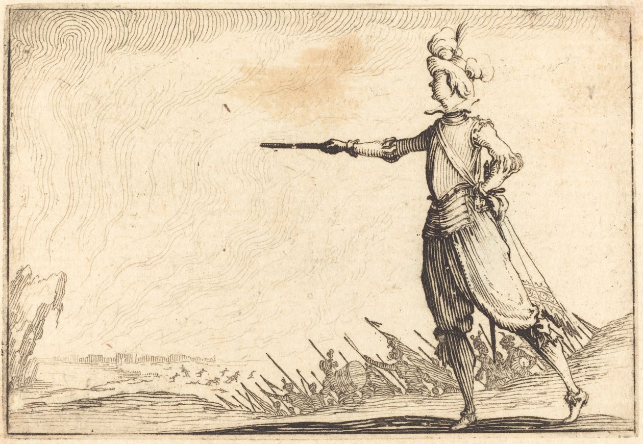 Commandant militaire à pied - Jacques Callot