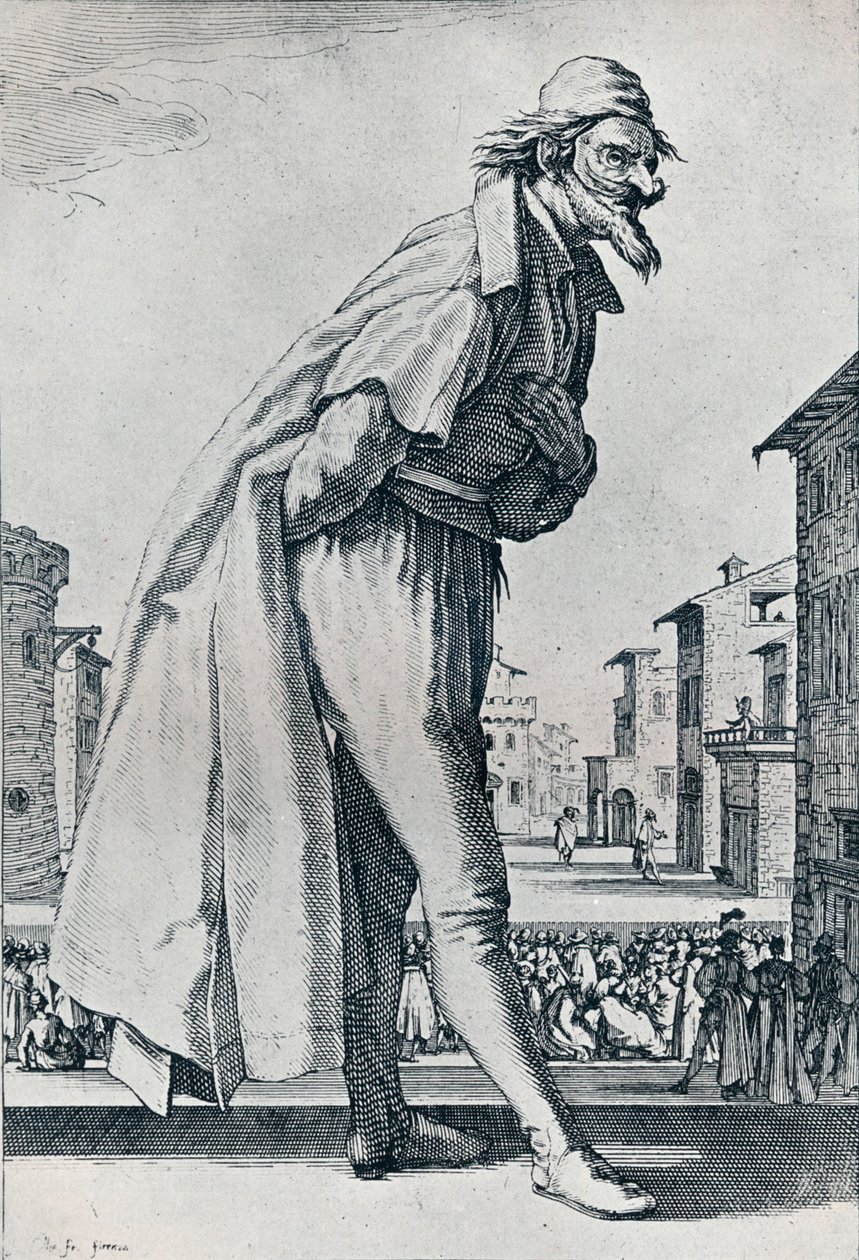No. IV.- Le Grand Pantalon, c1620-1635, 1924 - Jacques Callot