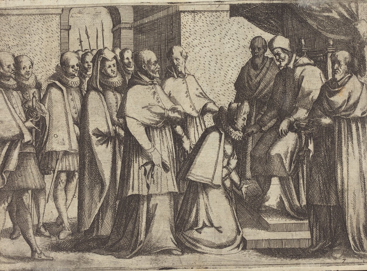 Audience Papale (verso) - Jacques Callot