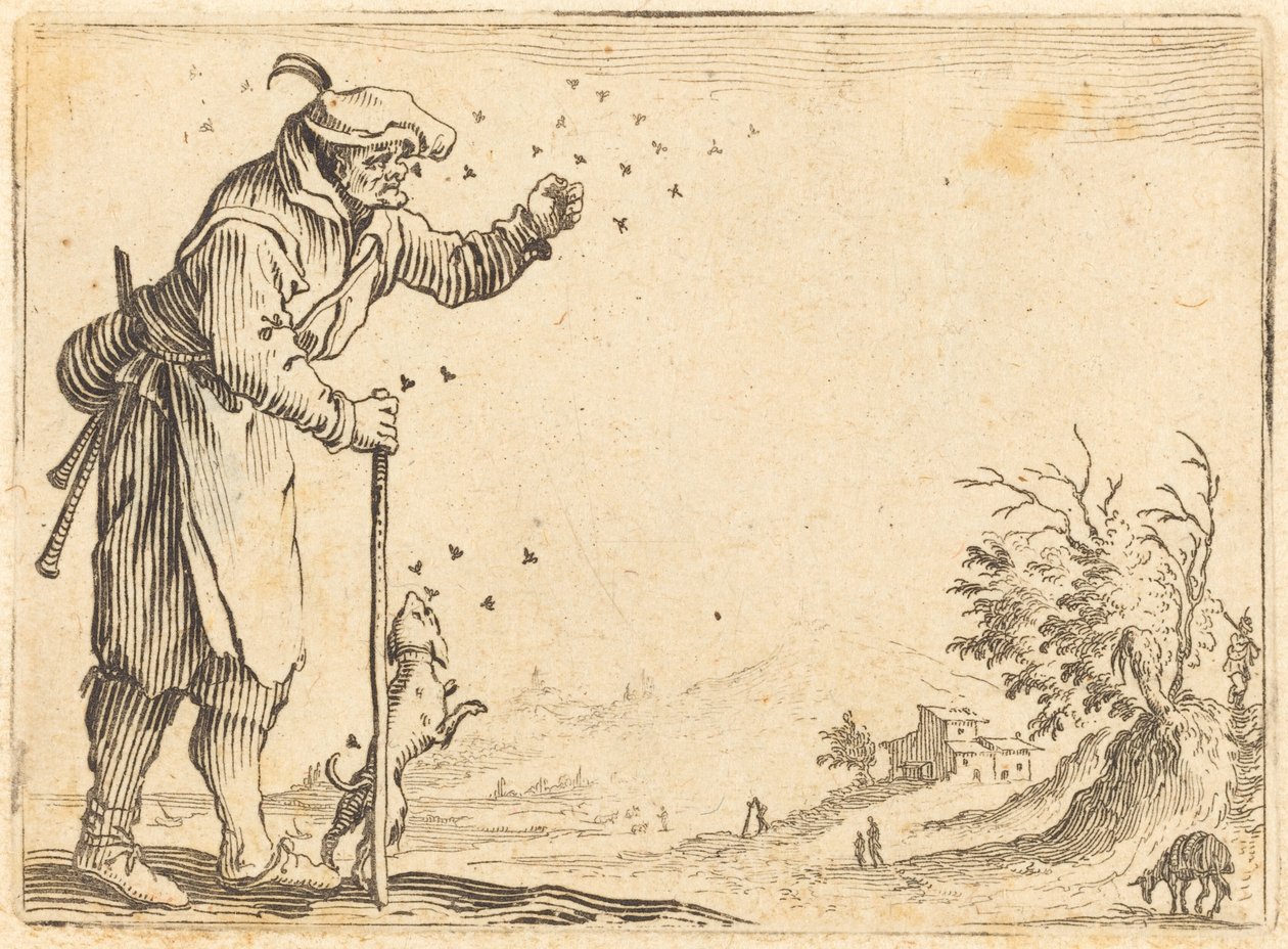 Paysans attaqués par des abeilles - Jacques Callot