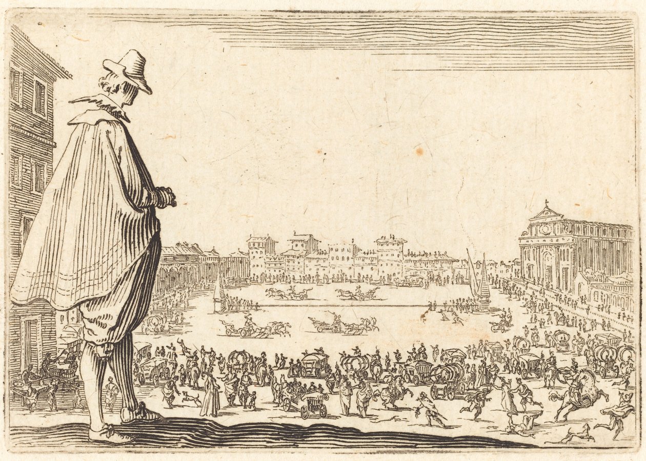 Piazza Santa Maria Novella, Florence - Jacques Callot