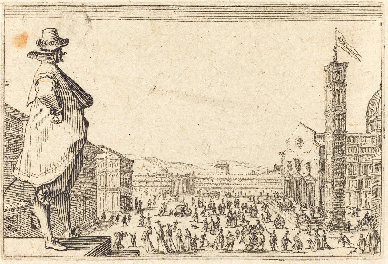 Piazza del Duomo, Florence - Jacques Callot