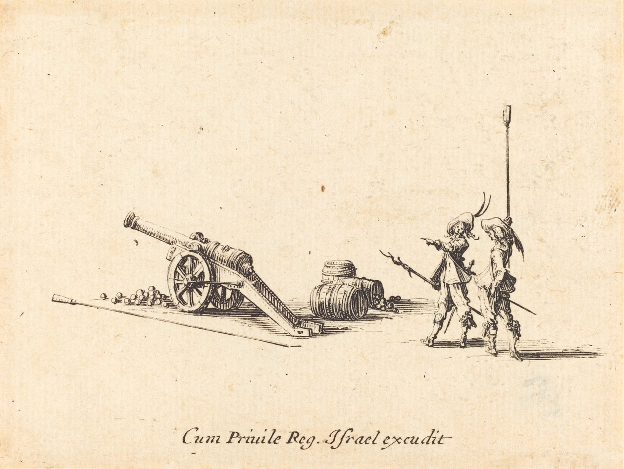 Préparation au Tir du Canon - Jacques Callot