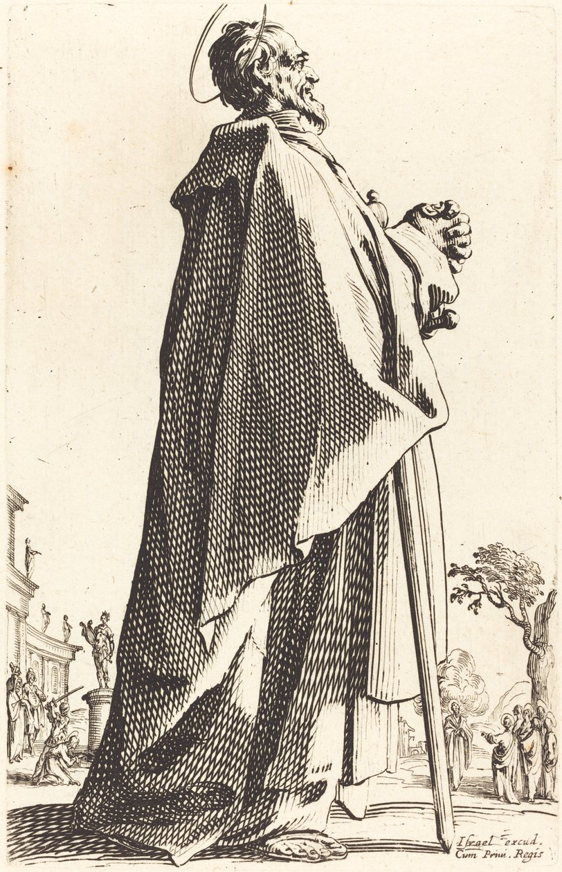 Saint Matthieu, publié en 1631 - Jacques Callot