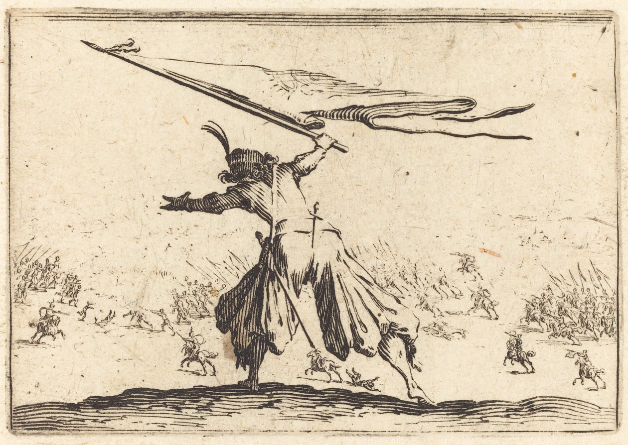 Porte-étendard - Jacques Callot