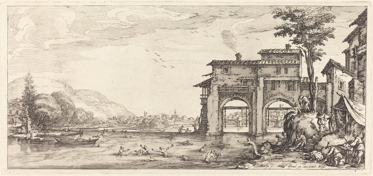 Les baigneurs - Jacques Callot