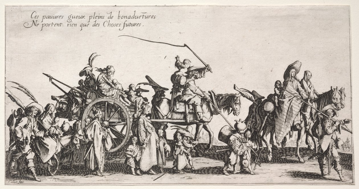 Les Bohémiens, c. 1621-1625 - Jacques Callot