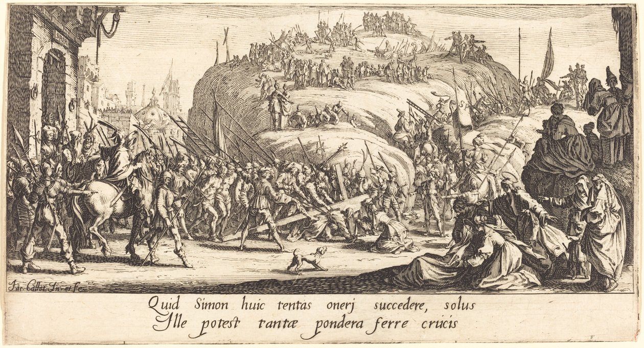 Le Portement de Croix - Jacques Callot