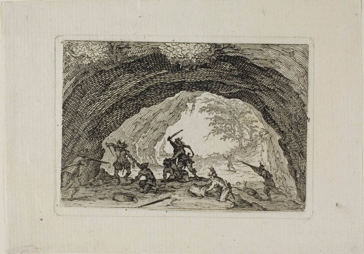 La caverne des brigands, des Caprices - Jacques Callot