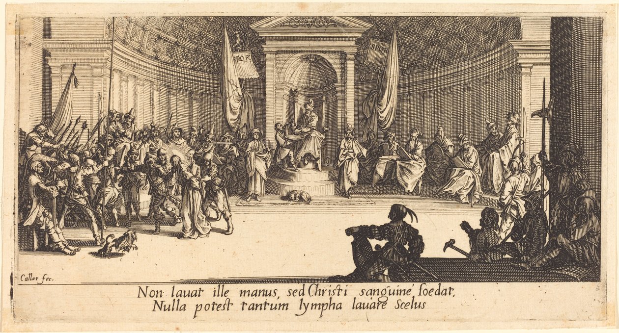 La condamnation à mort, vers 1618 - Jacques Callot