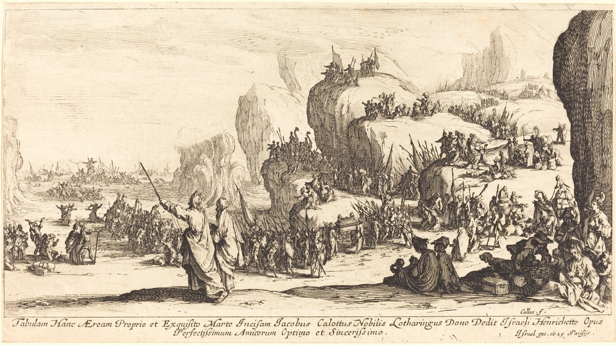 La traversée de la mer Rouge - Jacques Callot