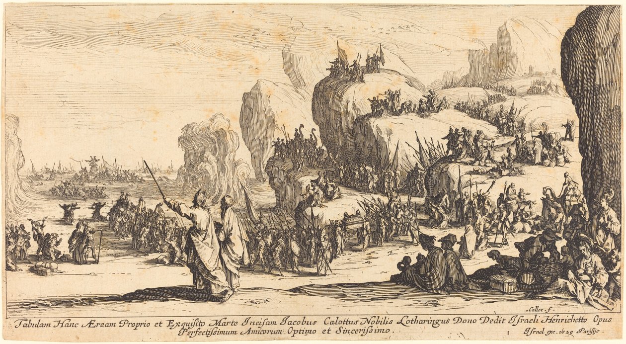 La Traversée de la mer Rouge - Jacques Callot