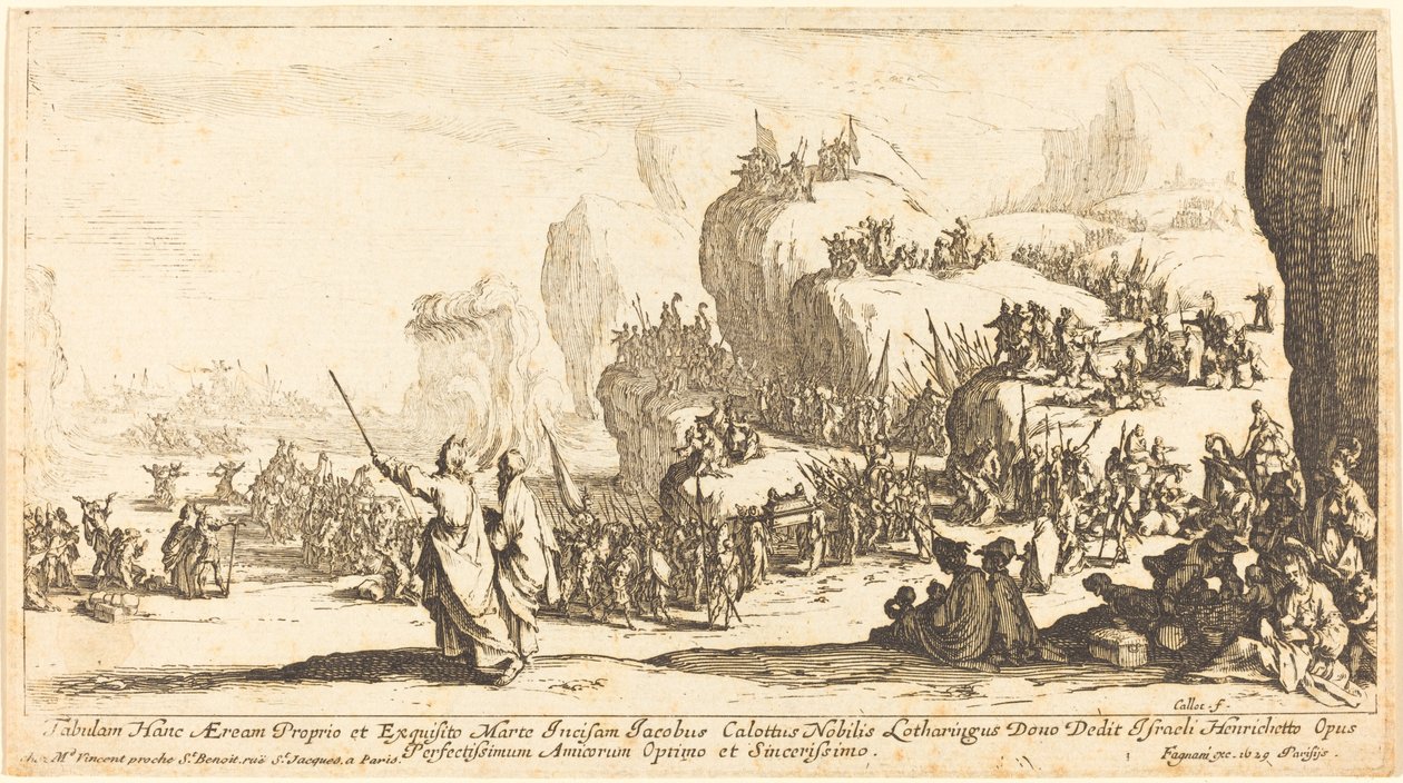 La Traversée de la mer Rouge - Jacques Callot