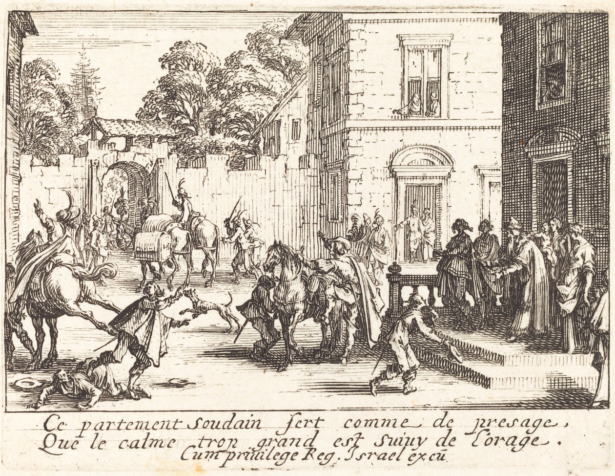 Le départ - Jacques Callot