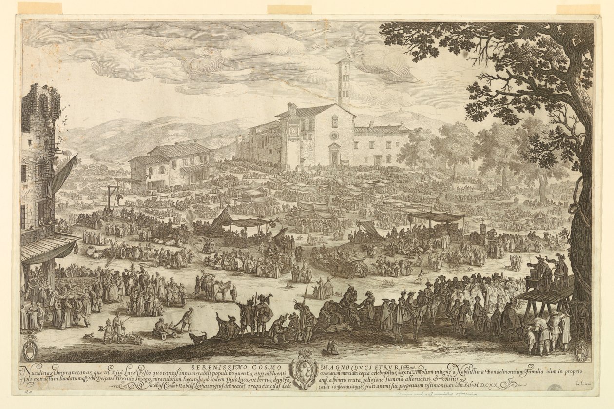 La foire à Impruneta - Jacques Callot