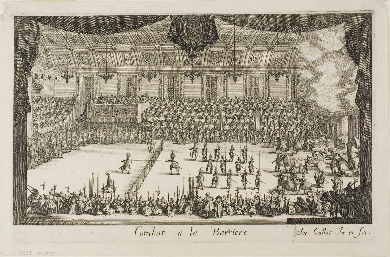Le Grand Tournoi : Le Combat - Jacques Callot
