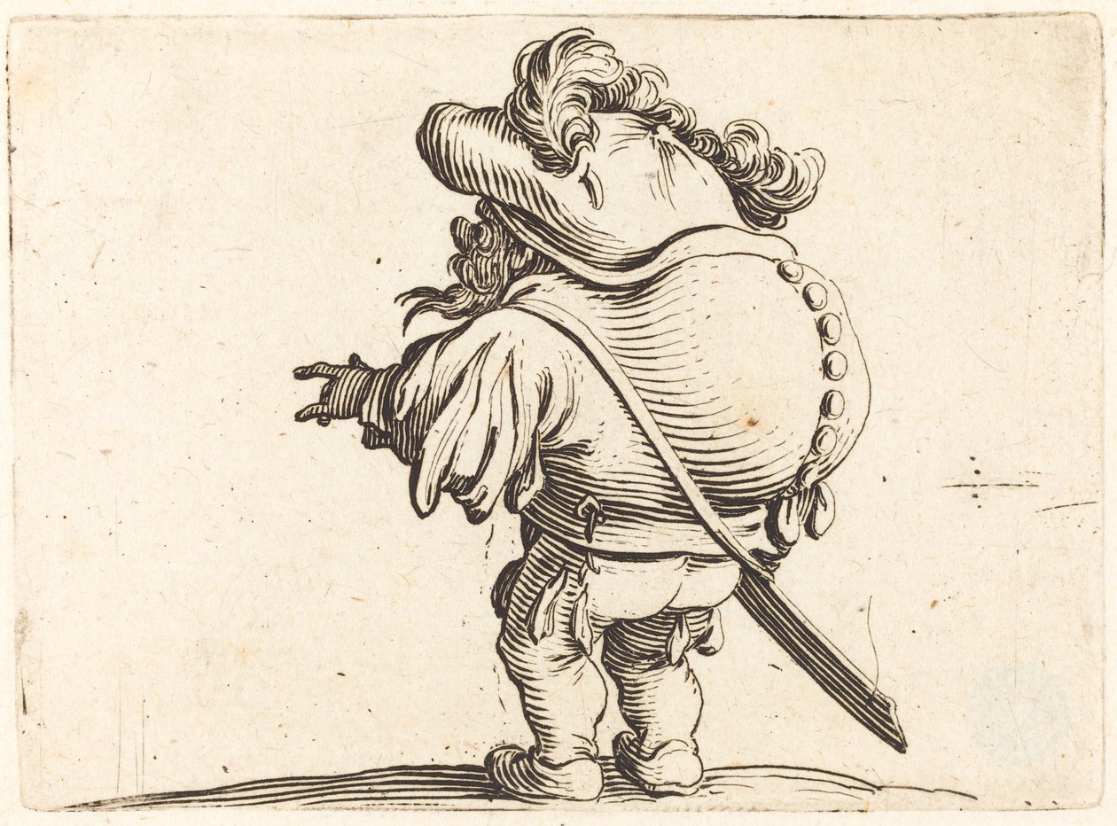 Le Bossu avec le Chapeau à Plumes - Jacques Callot