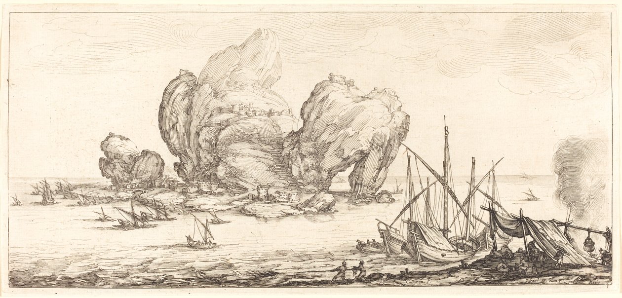 Le grand rocher - Jacques Callot