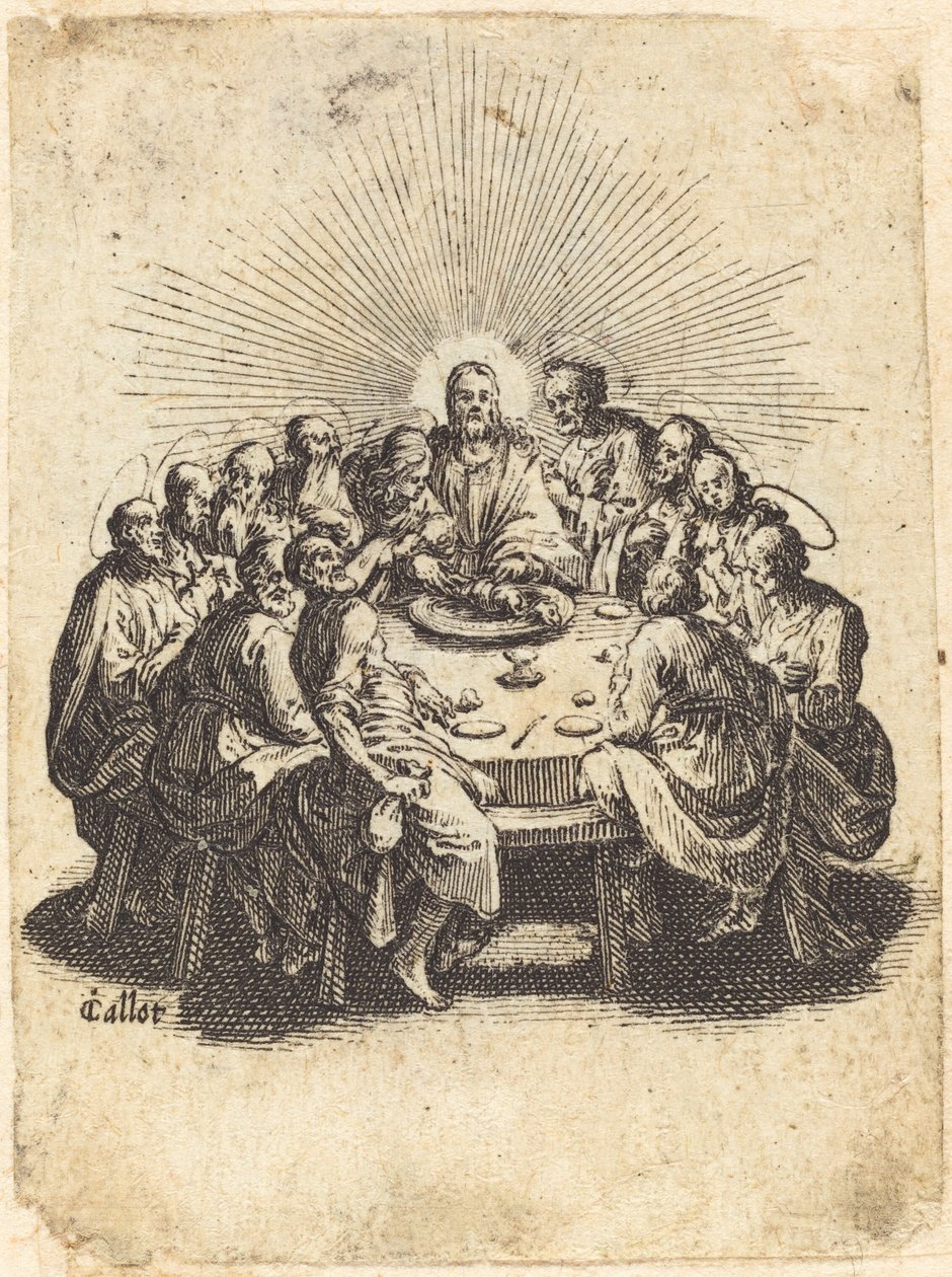 La Cène - Jacques Callot