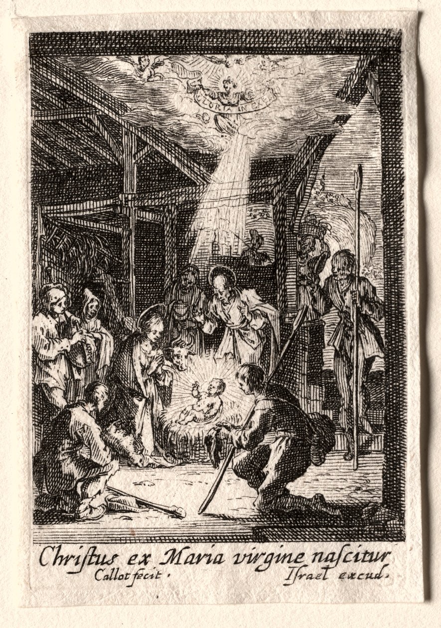 La Vie de la Vierge : La Nativité - Jacques Callot
