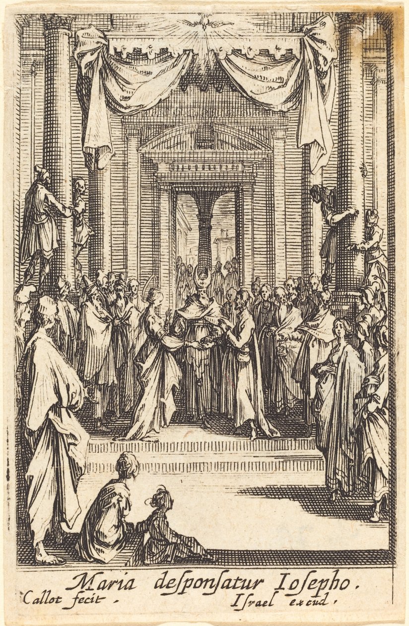 Le Mariage de la Vierge - Jacques Callot