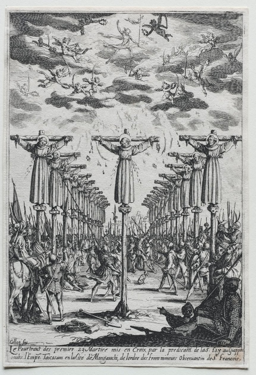 Les martyrs du Japon, XVIIe siècle - Jacques Callot