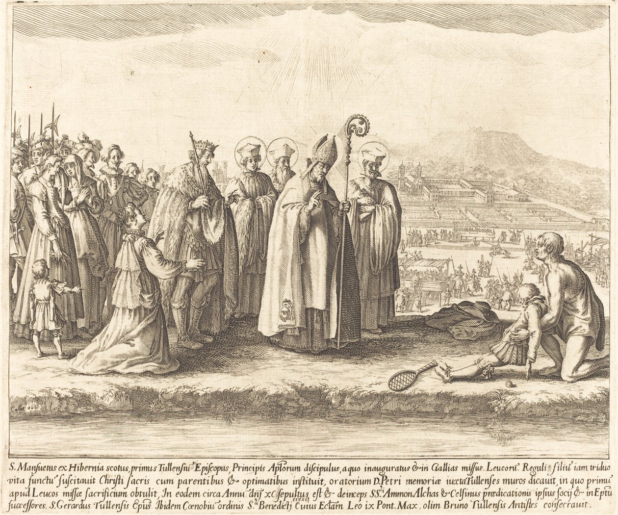 Le miracle de Saint Mansuy - Jacques Callot