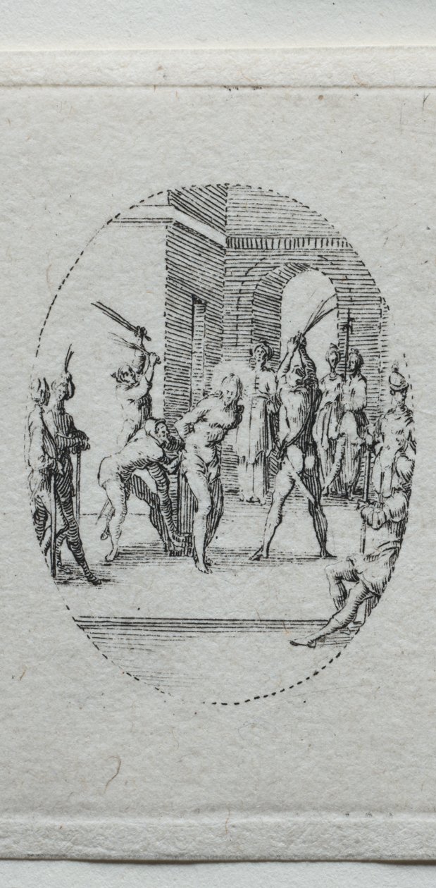 Les mystères de la Passion : La Flagellation - Jacques Callot