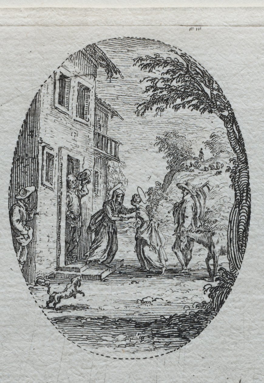 Les Mystères de la Passion : La Visitation - Jacques Callot